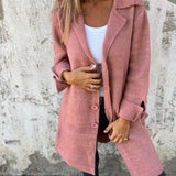 Baylea - Giacca casual con revers e chiusura a bottoni con un solo petto