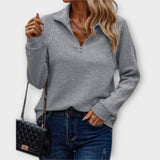 Vilja - Maglione con zip polo
