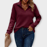 Vilja - Maglione con zip polo