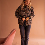 Luna | Giacca alla moda con stampa leopardata
