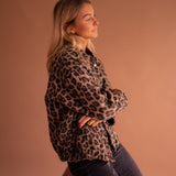 Luna | Giacca alla moda con stampa leopardata