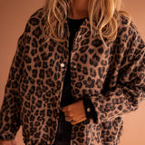 Luna | Giacca alla moda con stampa leopardata