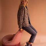 Luna | Giacca alla moda con stampa leopardata