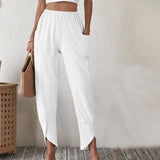 Beatrice | Pantaloni con Orlo Sfilato