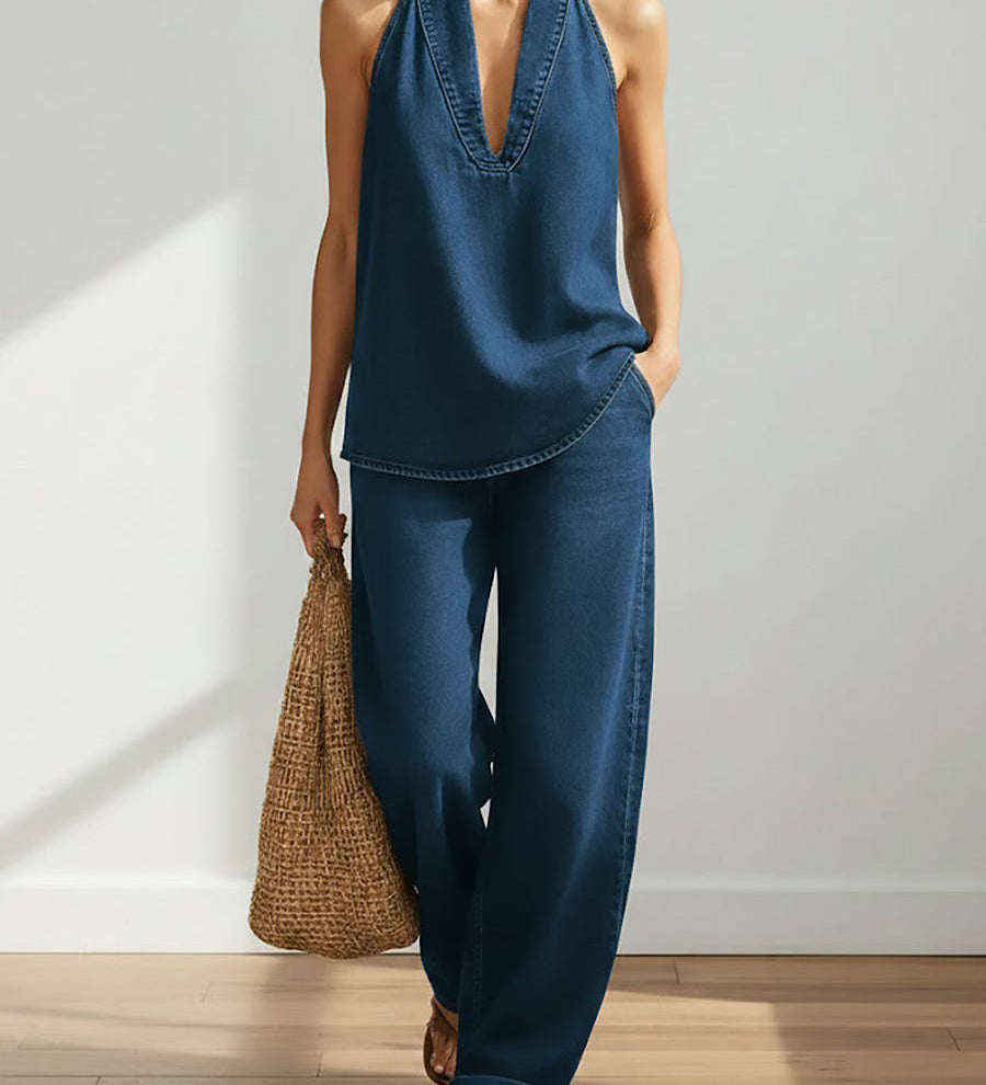 Vittoria - Completo due pezzi in denim
