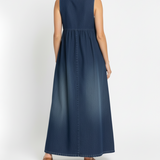 Veronica - Maxi abito in denim vintage