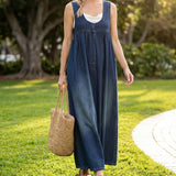 Veronica - Maxi abito in denim vintage