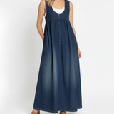 Veronica - Maxi abito in denim vintage