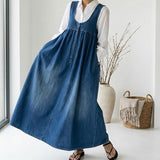 Veronica - Maxi abito in denim vintage