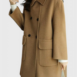 Camille | Cappotto di Lana Classico a Doppio Petto