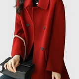 Camille | Cappotto di Lana Classico a Doppio Petto