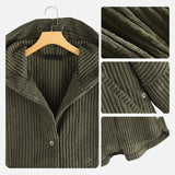 Dana™ | Cappotto con Cappuccio a Coste