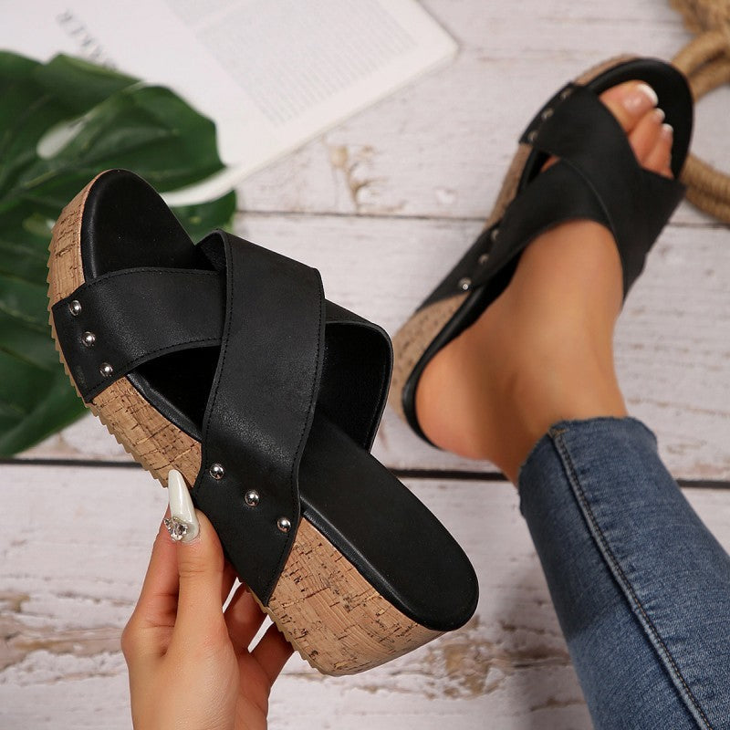 Costanza | Sandali con zeppa boho