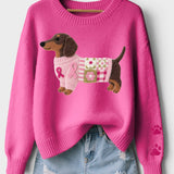 Sofía™ | Maglione con Dachshund