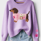 Sofía™ | Maglione con Dachshund