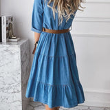 Roberta - Abito elegante e casual in jeans