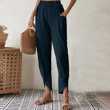 Beatrice | Pantaloni con Orlo Sfilato