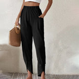 Beatrice | Pantaloni con Orlo Sfilato